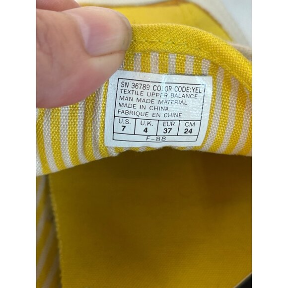 Skechers Cali Yellow White Sneakers Lace Up Comfort Shoes 36789 Women’s Size 7 - Picture 7 of 8